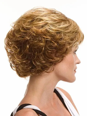 Sexy Short Wavy Blonde Wig 8 Inches