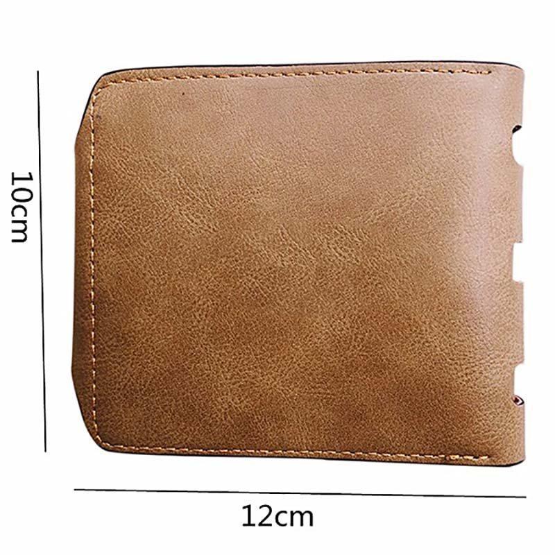 Photo Leather Key Case, Key Holder Wallet Dark Red