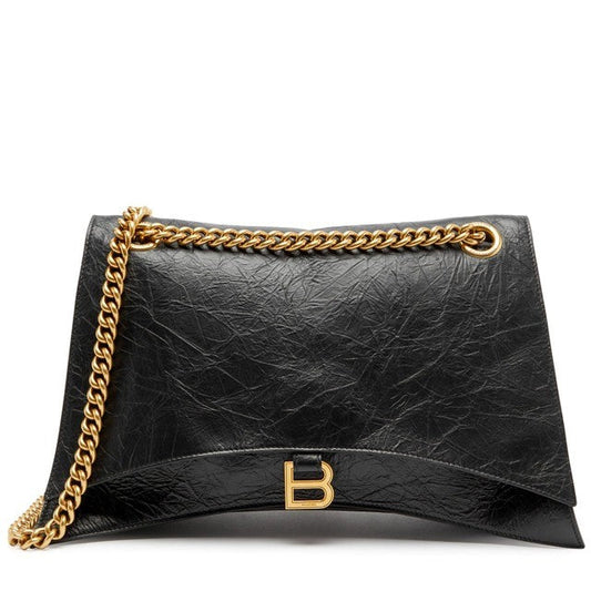 BALENCIAGA Crush large leather shoulder bag