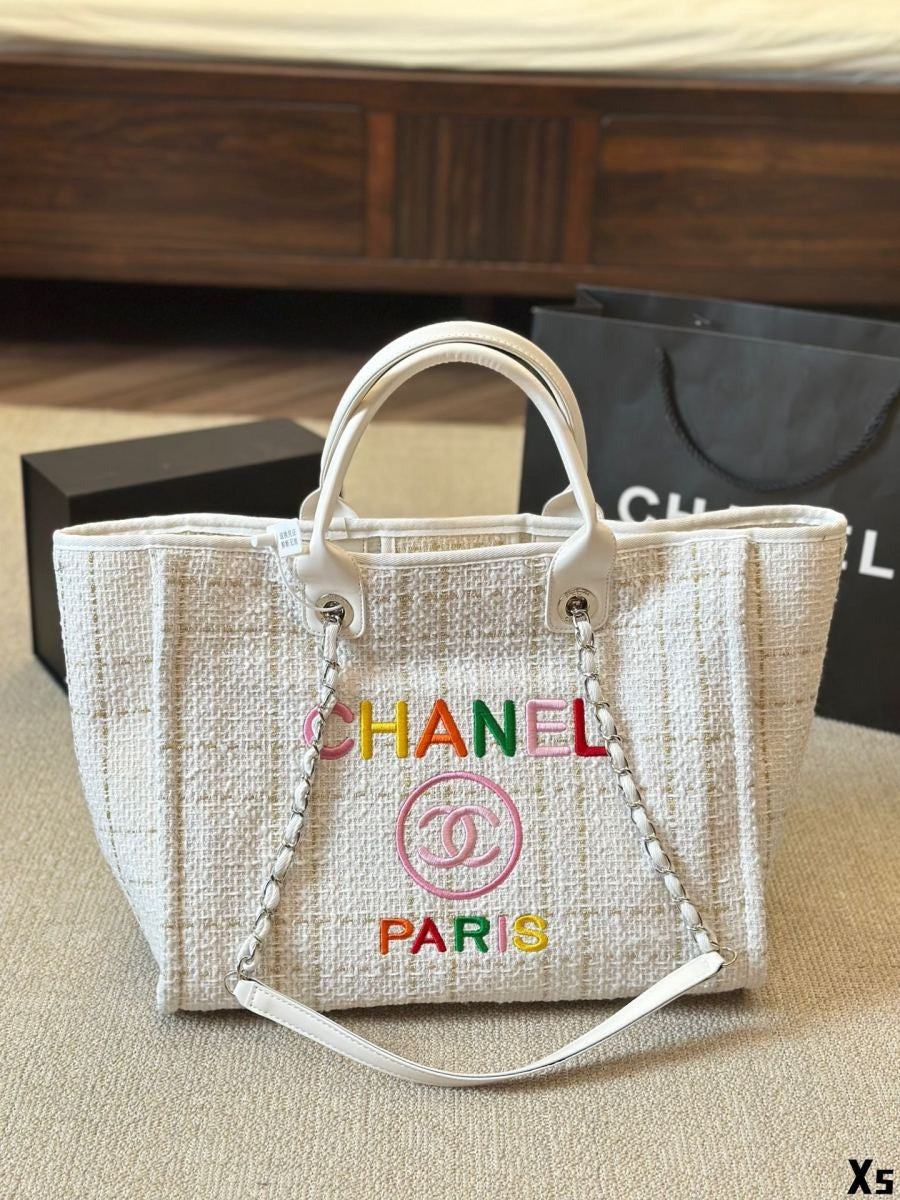 CHANEL cc new arrival tote bag size 37x32cm