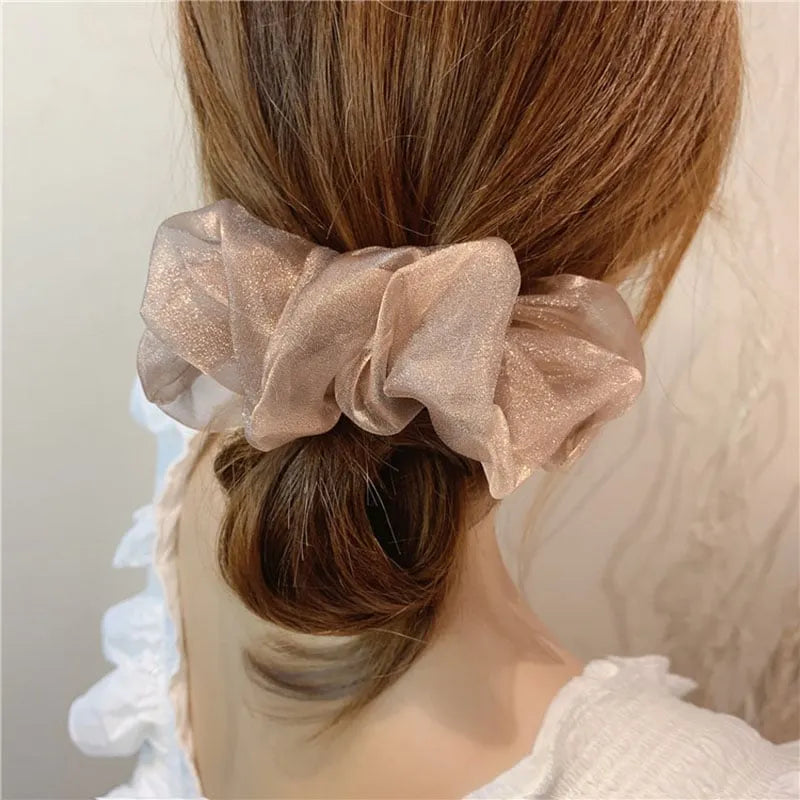 Adult Women/Lady Korean Style Yarn Material Hair Rope Accessories For Gift