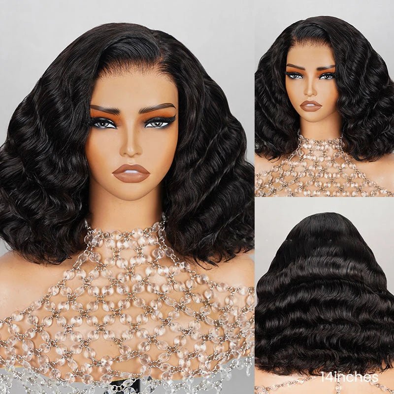 C Part Design Pre-Bleached Knots Human Hair