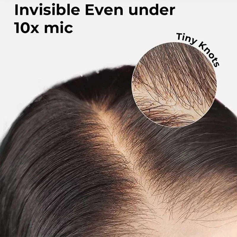 C Part Design Pre-Bleached Knots Human Hair