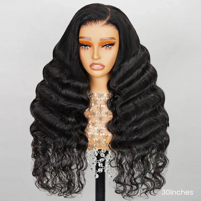 C Part Design Pre-Bleached Knots Human Hair