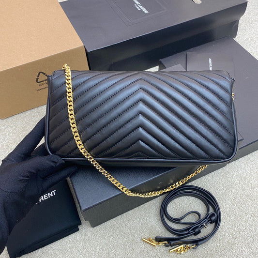 YSL Kate 99 Leather Shoulder Bag 26 x 13.5 x 4.5 cm