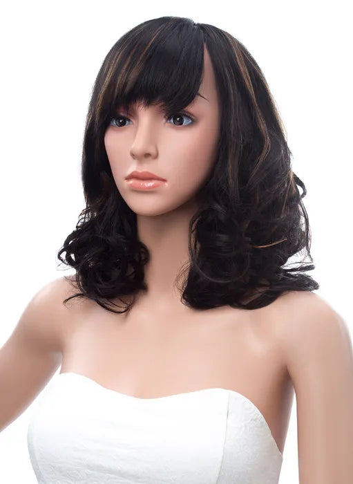 Medium Wave Capless Synthetic Wig 14 Inches