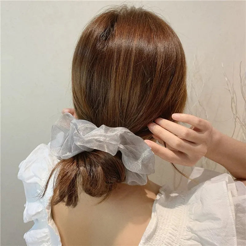 Adult Women/Lady Korean Style Yarn Material Hair Rope Accessories For Gift