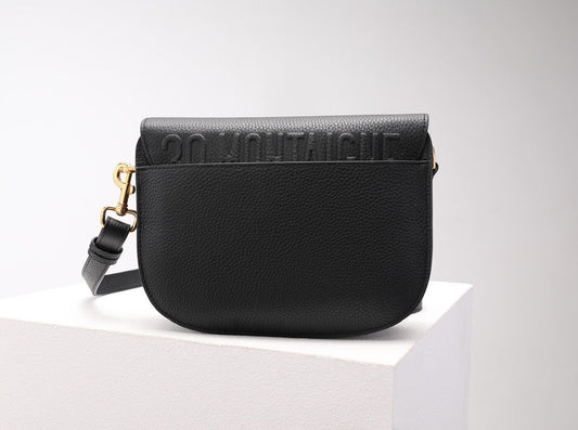 Dior Medium Bobby Bag Black M9319 size 22x6x17 cm