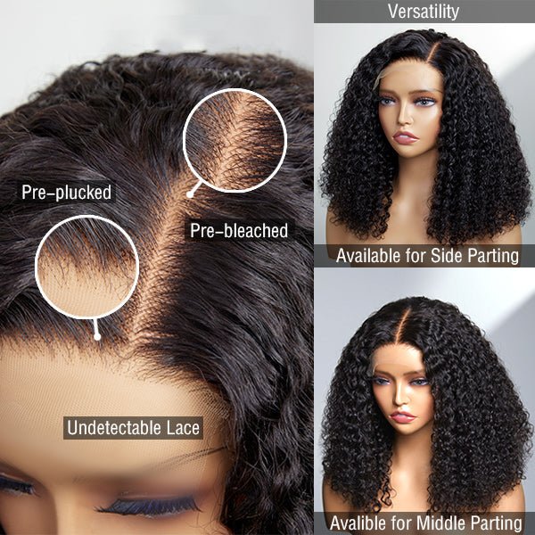 Full Kinky Curly 5x5 Closure Human Hair