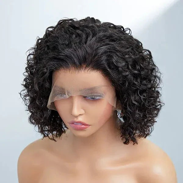 Lady's Summer Pixie Cut Curly Bob Wigs