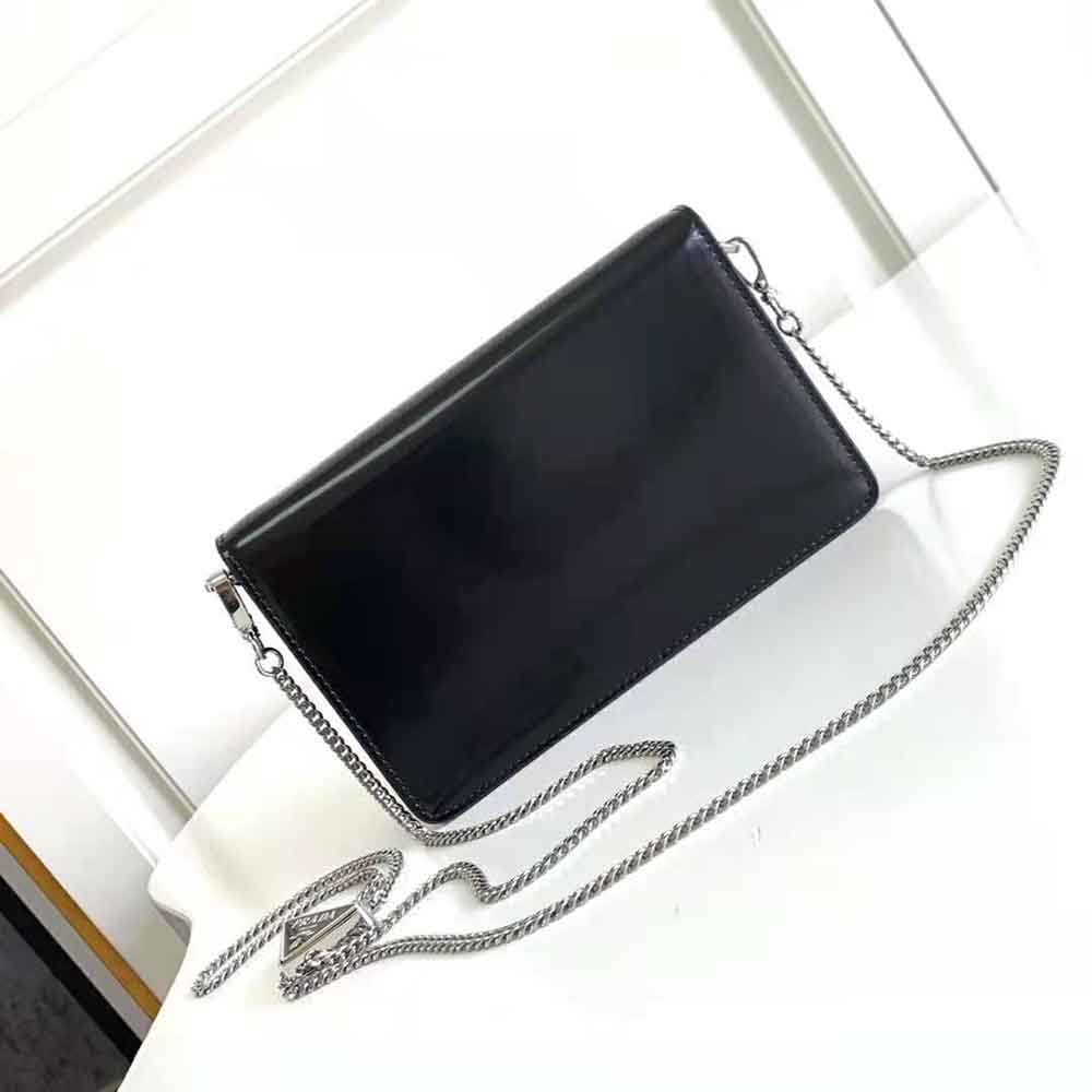 pra retro shiny small square bag