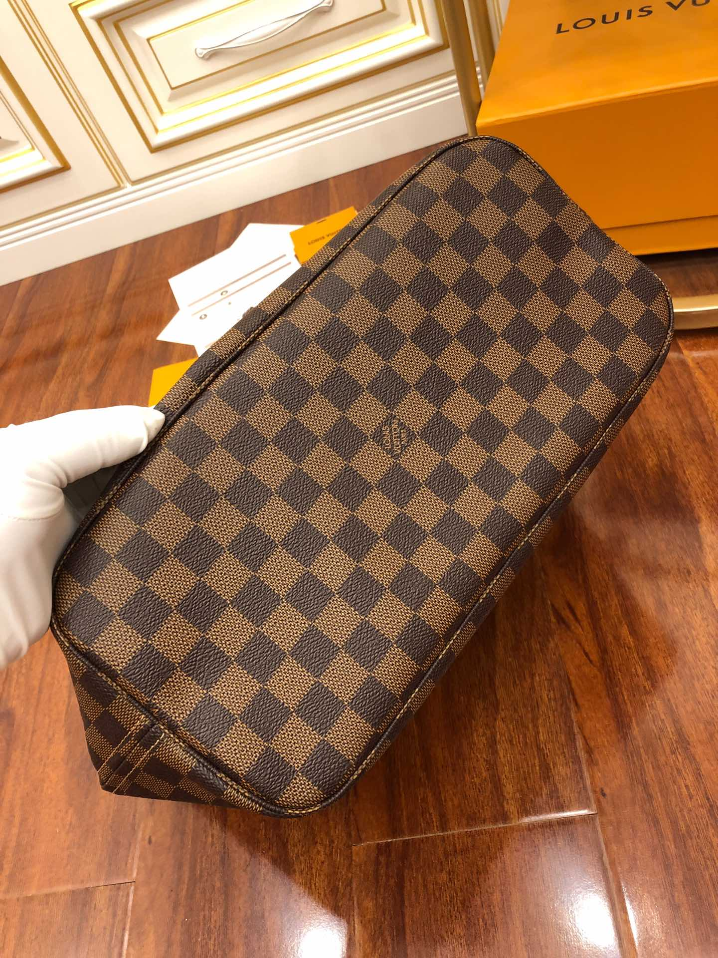 Louis Vuitton Ebene Monogram Leather Bag