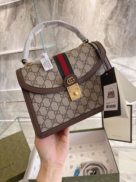 Bolsa Gucci Ophidia Web Top Handle