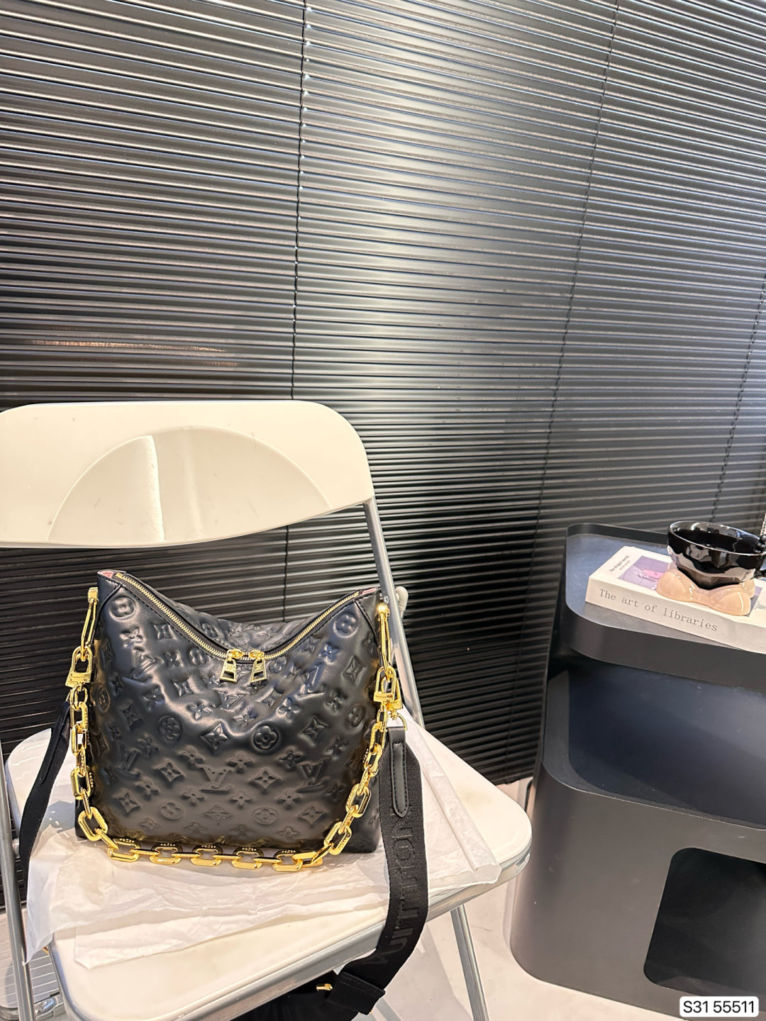 Louis Vuitton LV Shoulder Bag Chunky Chain Shoulder Strap Detachable Tote Bag