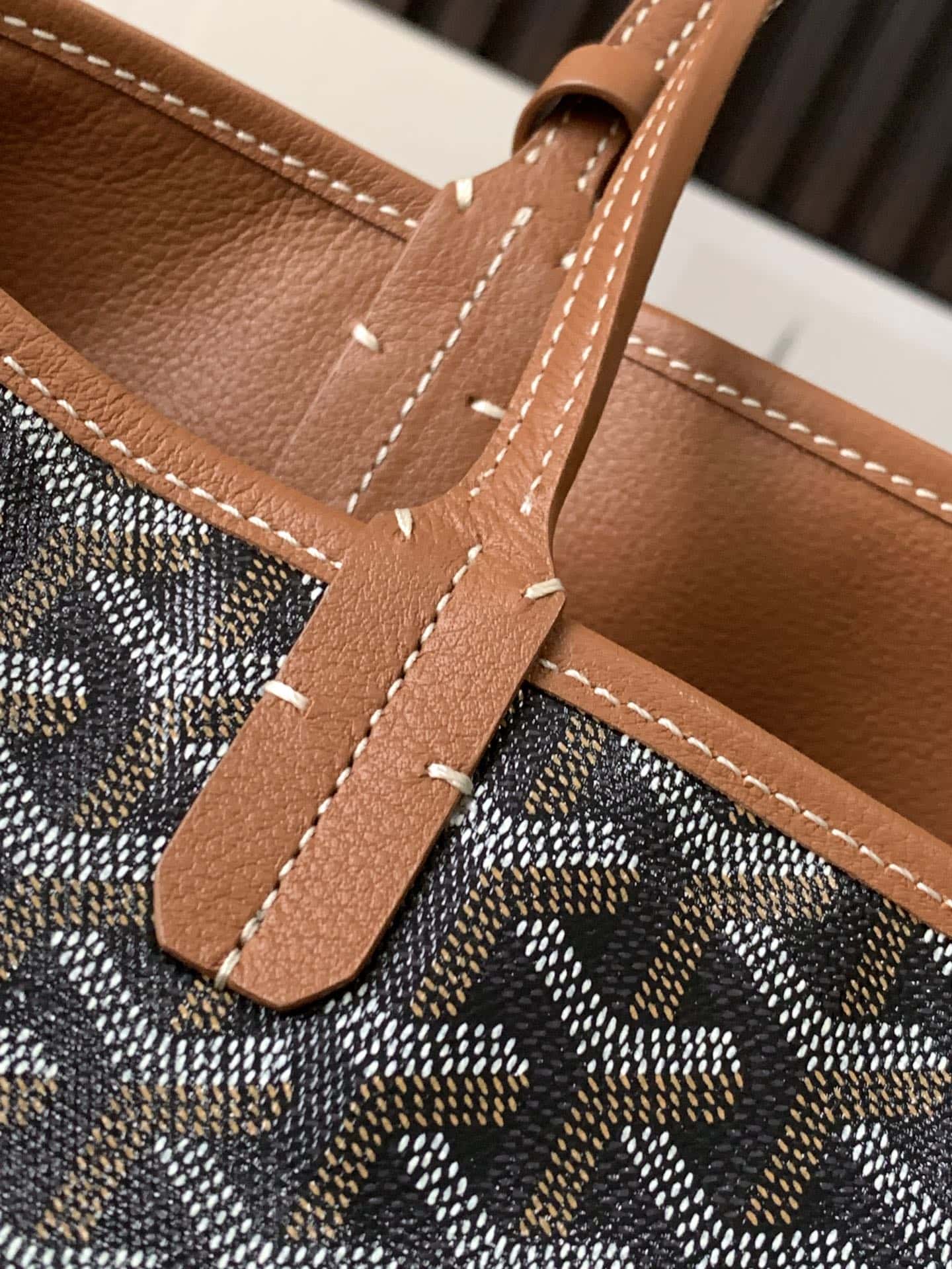 Goyard Artois Tote Coated Canvas brown handbag