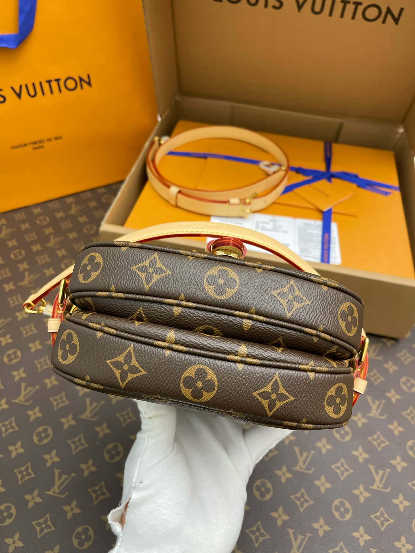 Louis Vuitton Monogram Saumur Handbag
