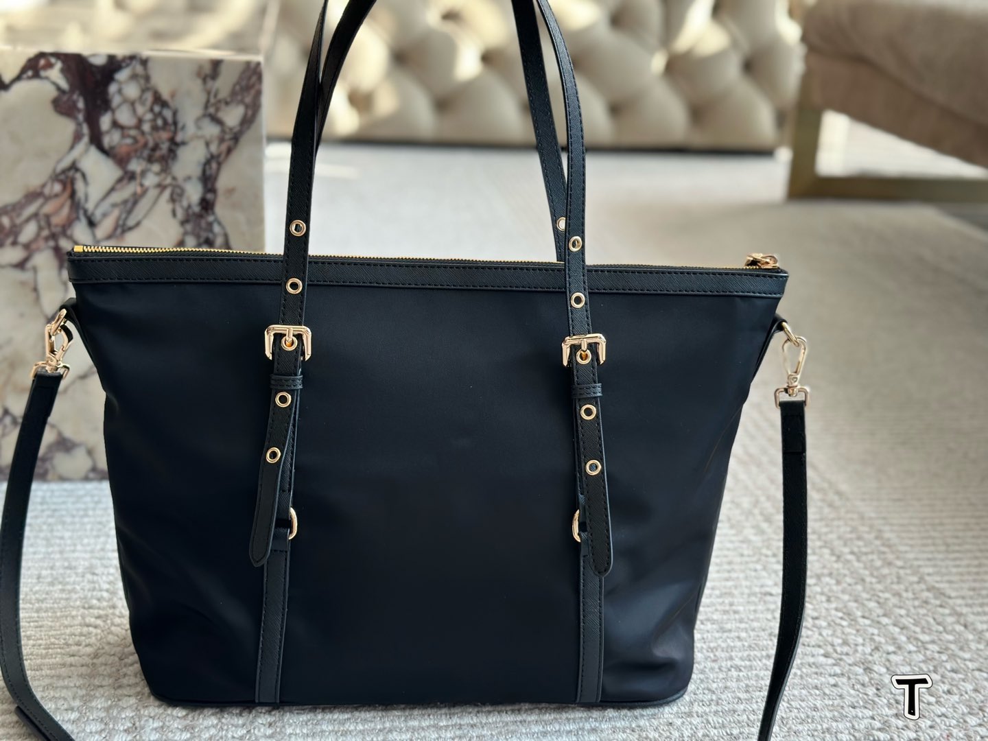 Prada Classic Tote Bag Nylon 35x28cm