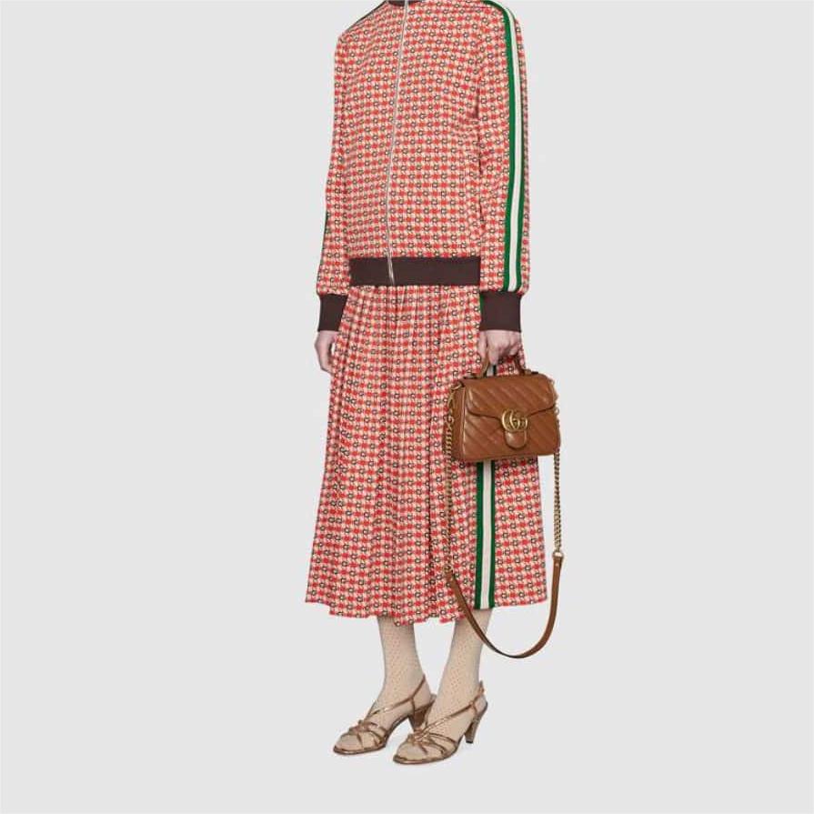 Gucci GG Marmont Mini Top Handle Bag 583571  21x15.5x8cm