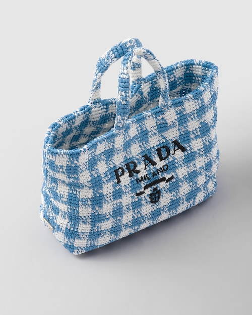 PRADA  Large crochet tote bag