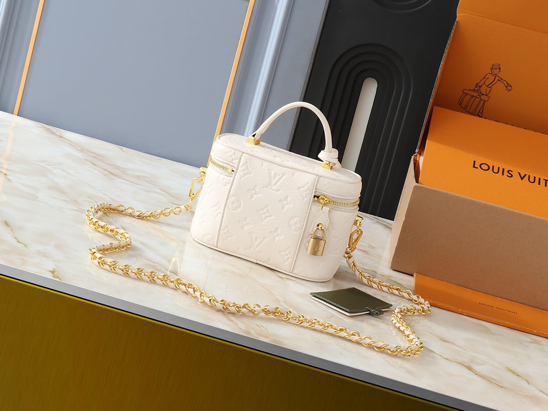 Louis Vuitton LV Vanity Cc Handbag Crossbody Bag 19x13x11cm