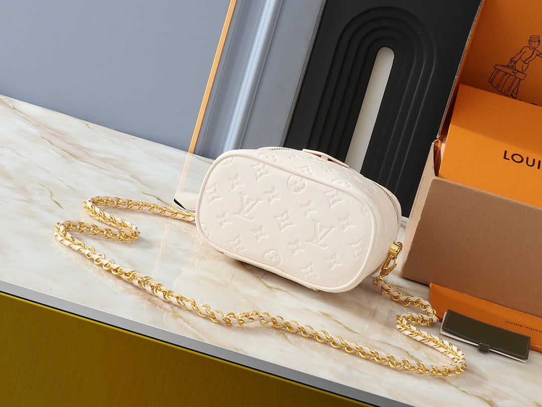 Louis Vuitton LV Vanity Cc Handbag Crossbody Bag 19x13x11cm