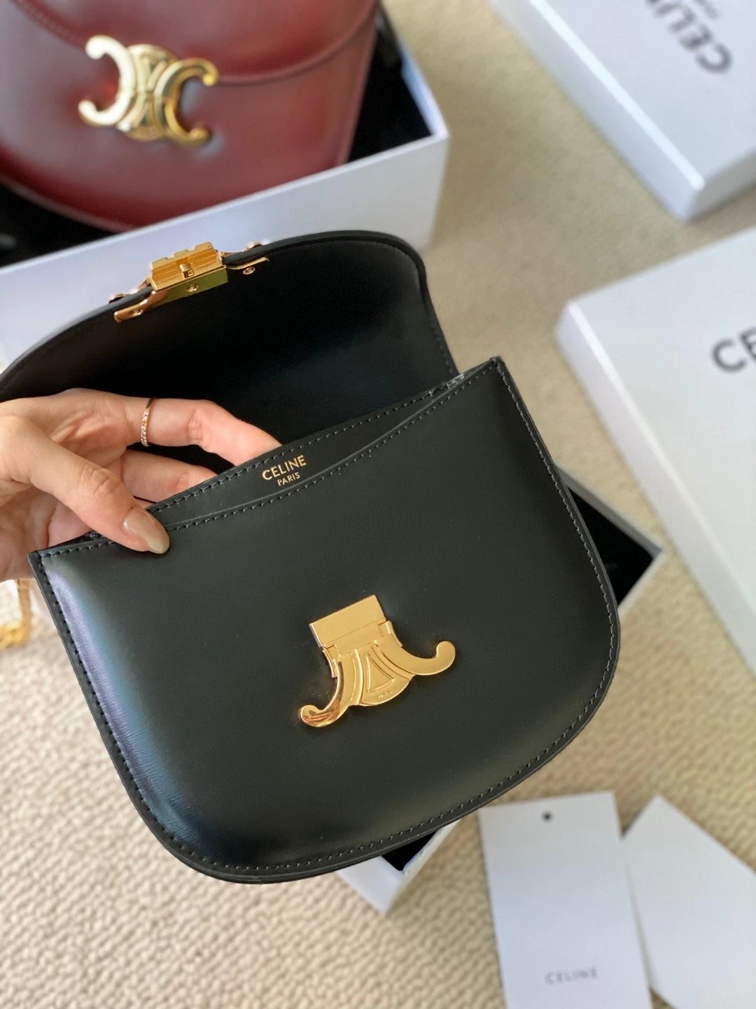 Ce Arc De Triomphe Saddle Bag