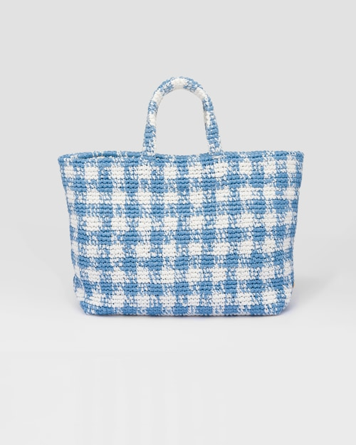 PRADA  Large crochet tote bag