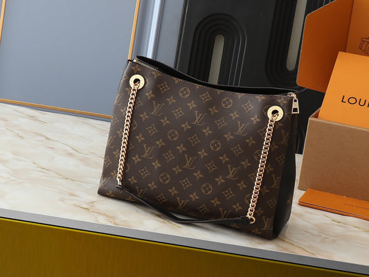 LOUIS VUITTON  Monogram Surene MM Caramel 37x26x15cm