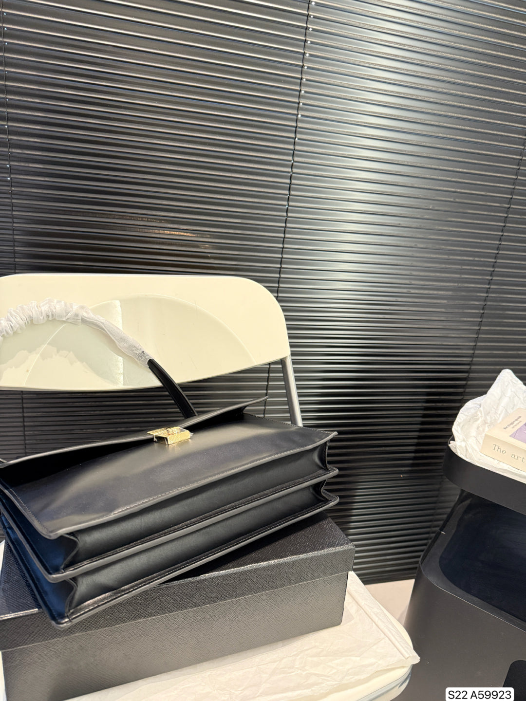 Louis Vuitton LV Square Bag Black Handbag 32x21cm