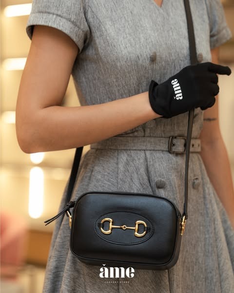 Gucci Horsebit 1955 Shoulder Bag Black