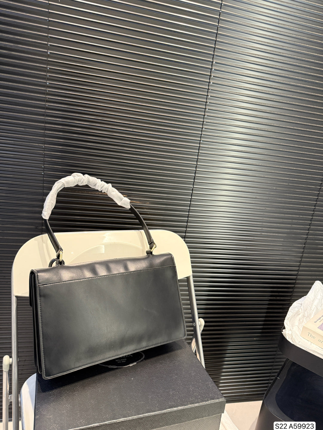 Louis Vuitton LV Square Bag Black Handbag 32x21cm