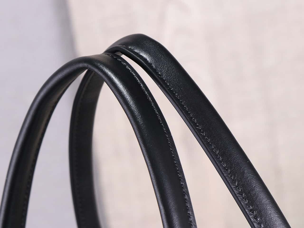 Celine cabas rawstring cuir triomphe in grained calfskin handbag