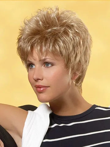 Cool Smart Short Straight Layerd Blonde Wig