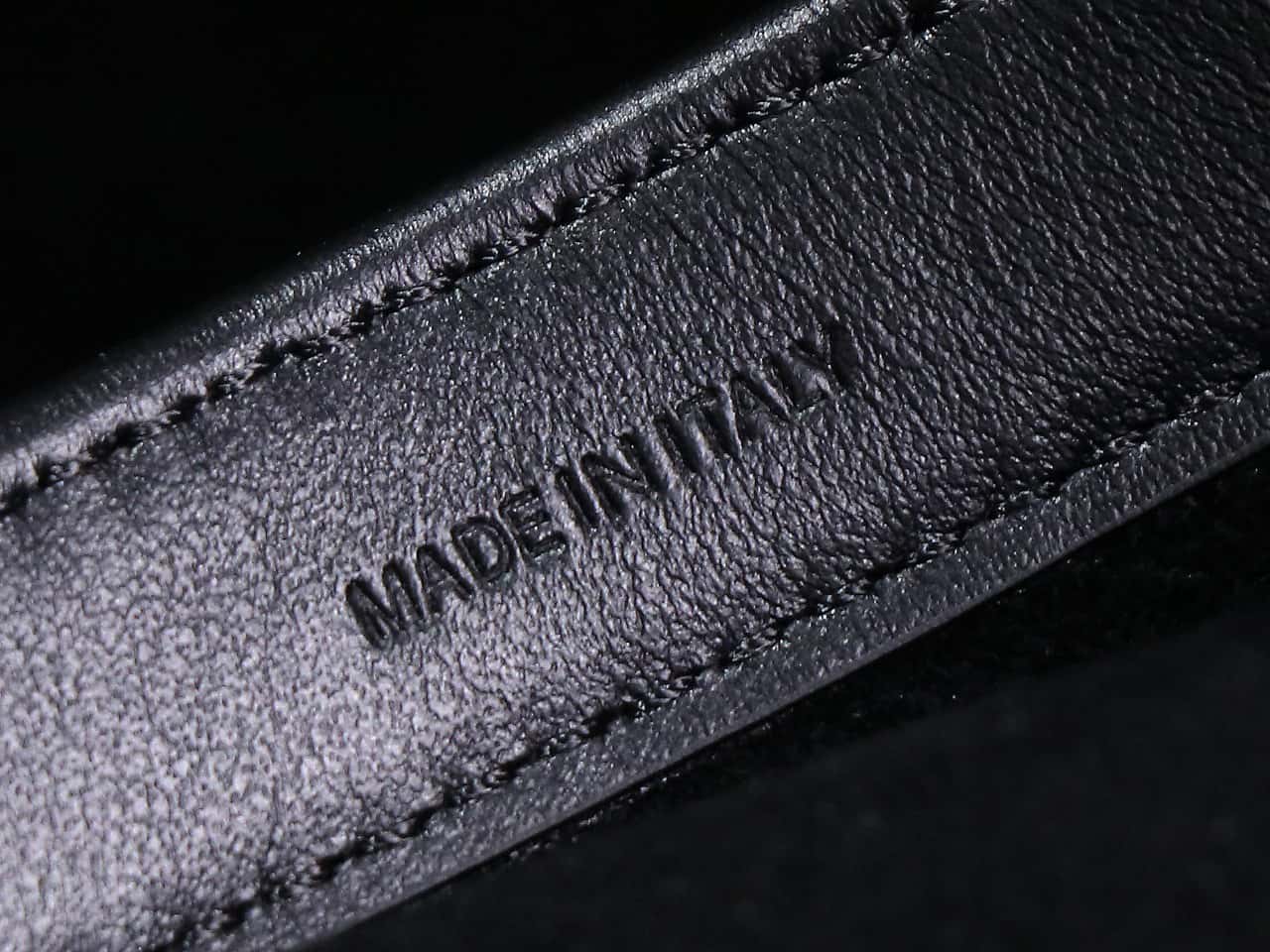 Celine cabas rawstring cuir triomphe in grained calfskin handbag