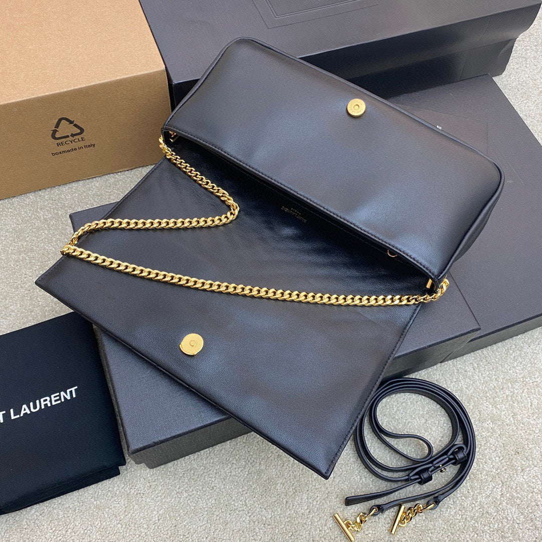 YSL Kate 99 Leather Shoulder Bag 26 x 13.5 x 4.5 cm