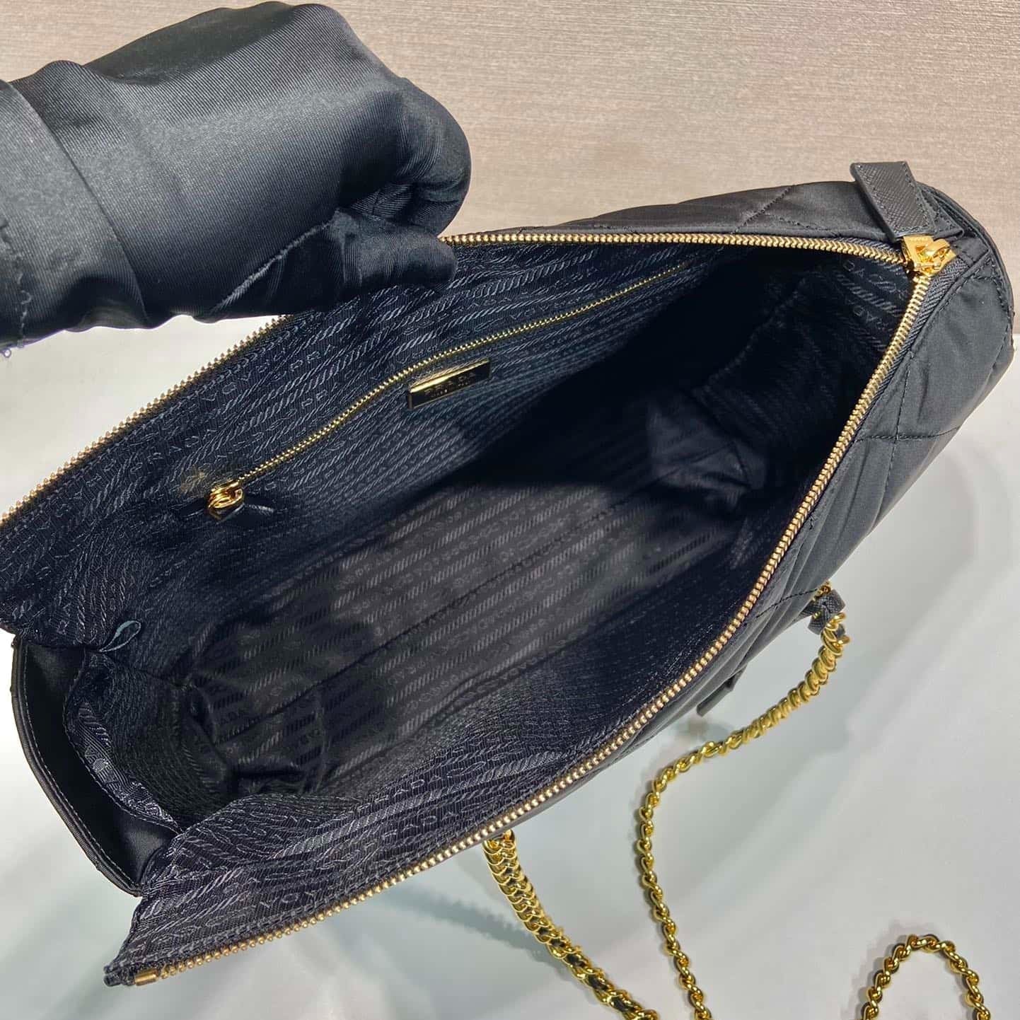 Prada Re-edition Vintage Chain Tote Bag