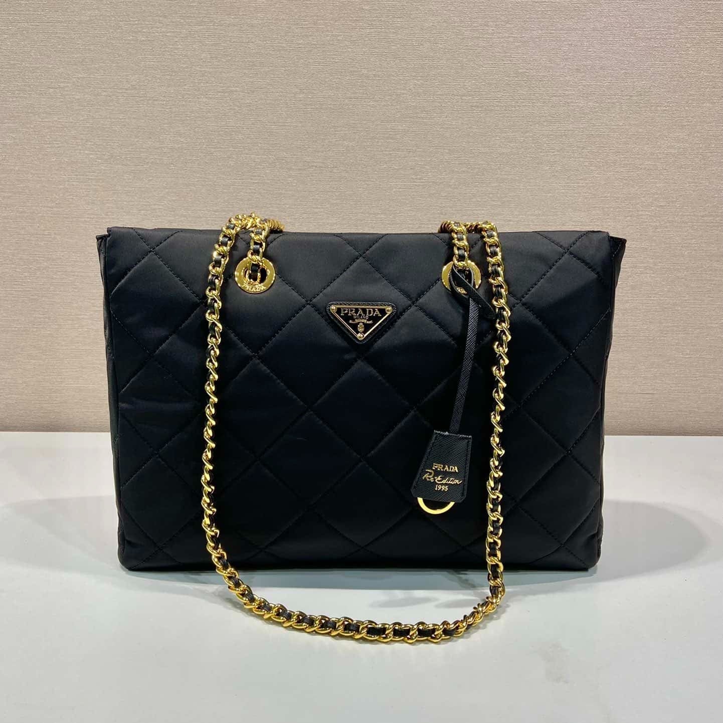 Prada Re-edition Vintage Chain Tote Bag