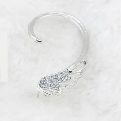 Unique Rhinestone Wing Shape Ear Cuff ( Price for One )