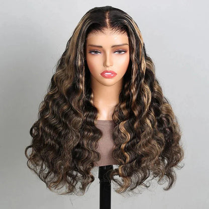 C Part Design Pre-Bleached Knots Human Hair