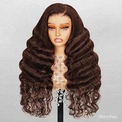 C Part Design Pre-Bleached Knots Human Hair