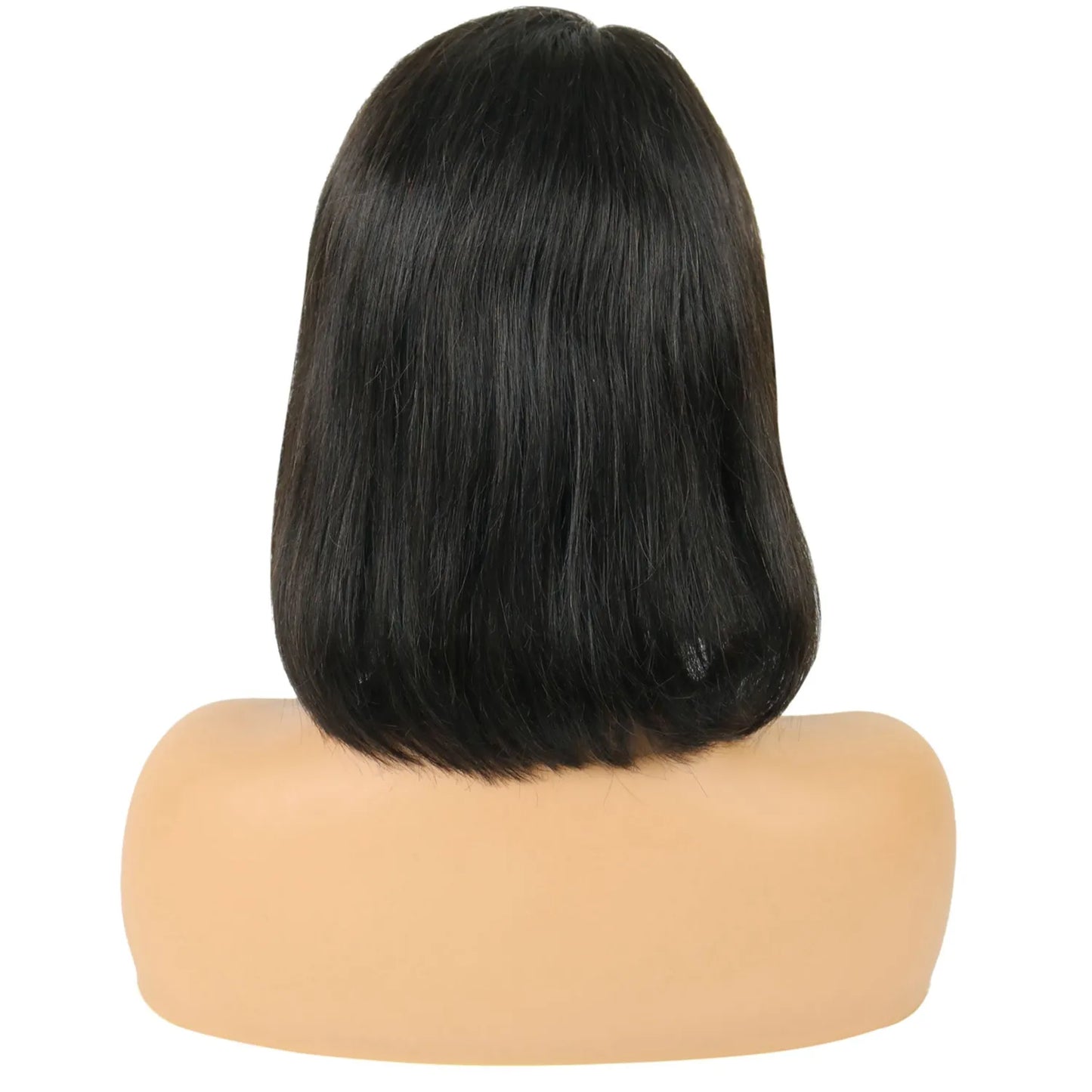 Taraji Henson Short Straight Bob Hair Style Human Hair Capless Wigs 10 Inches