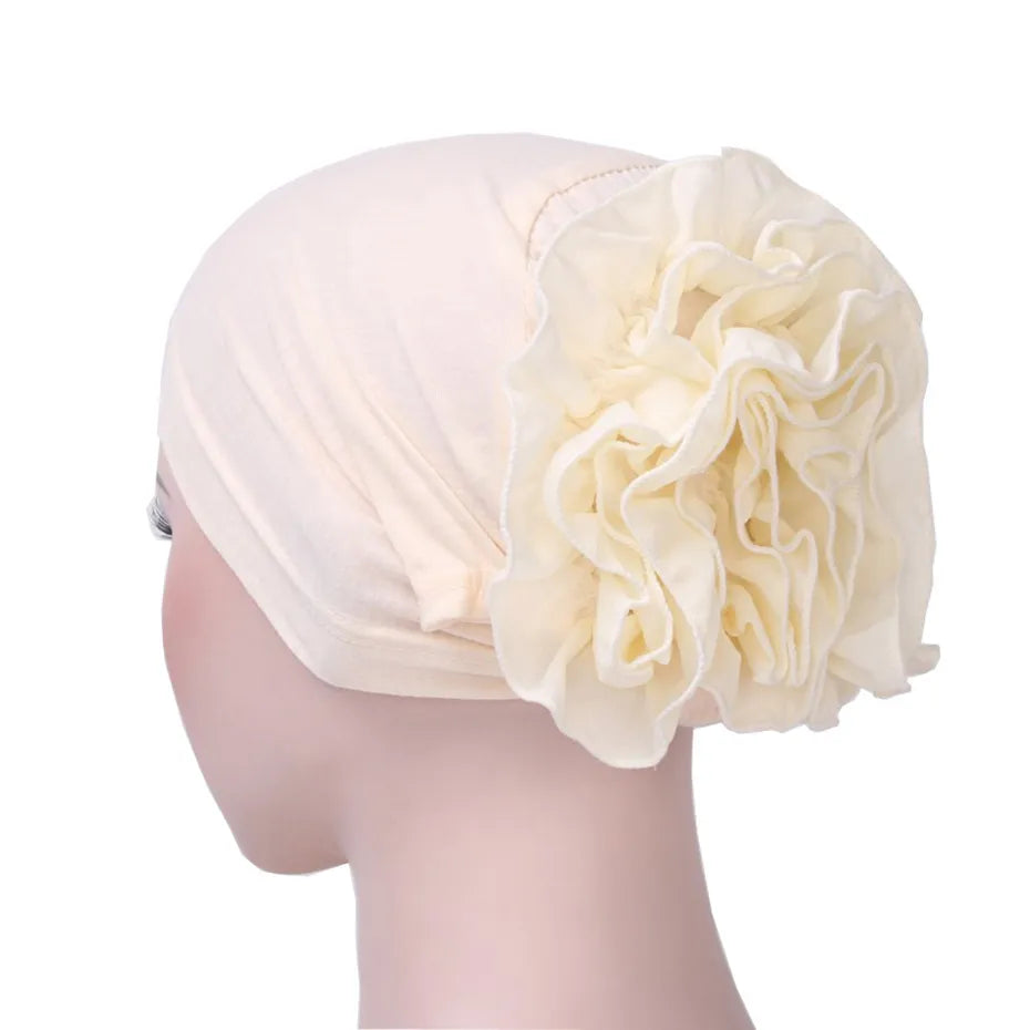 Plain Big Flower Arab Turban