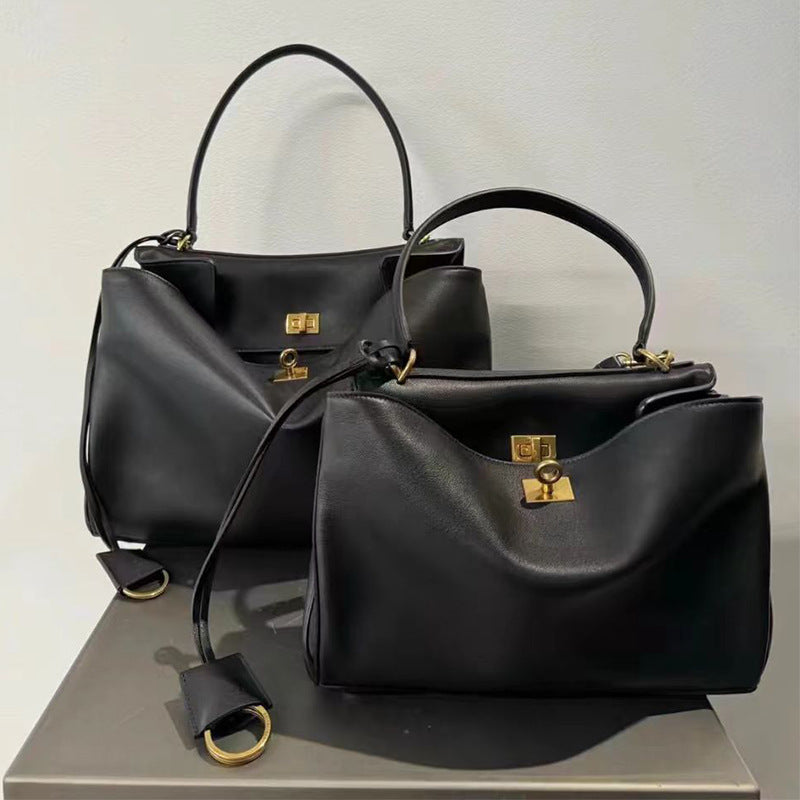 BALENCIAGA Rodeo leather tote