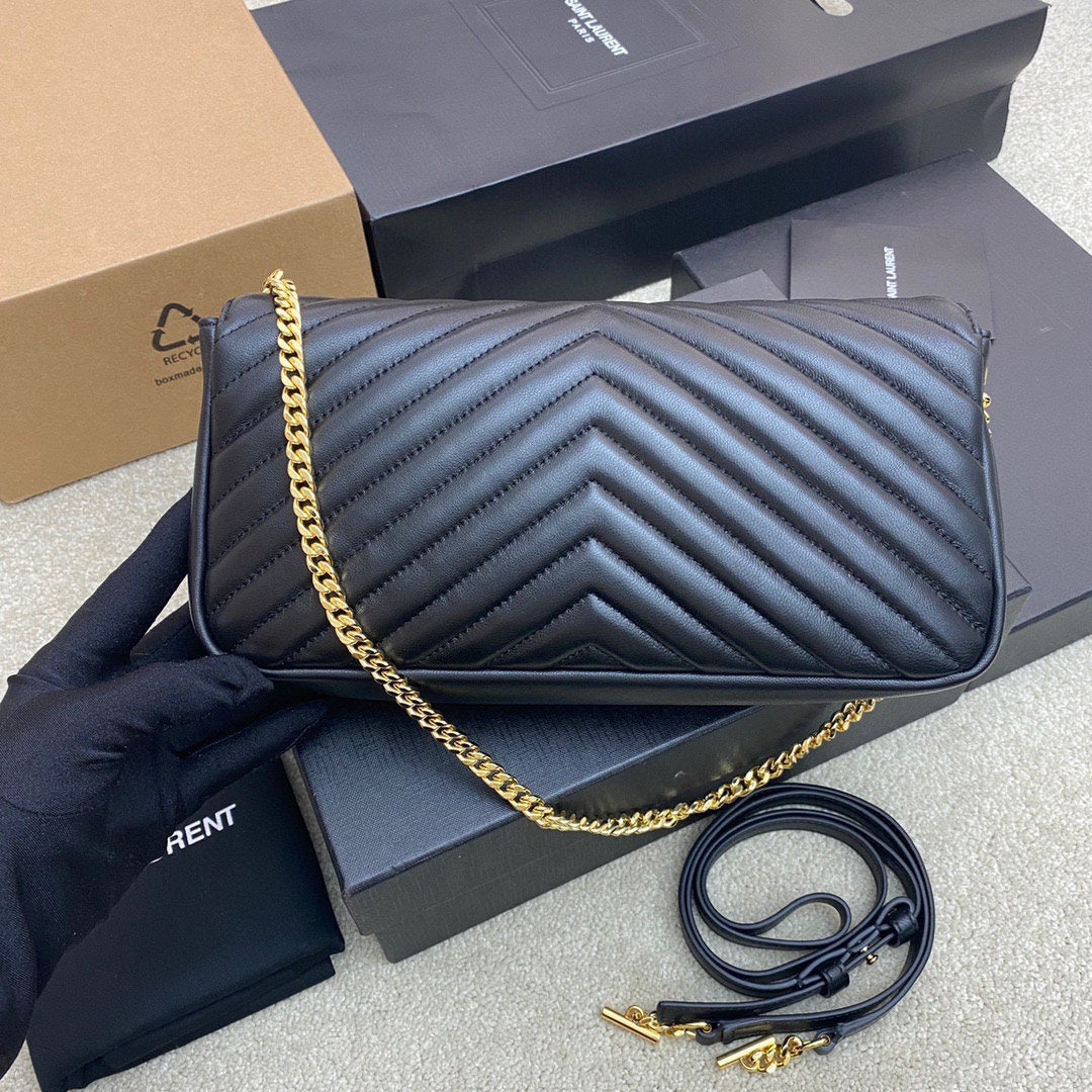 YSL Kate 99 Leather Shoulder Bag 26 x 13.5 x 4.5 cm