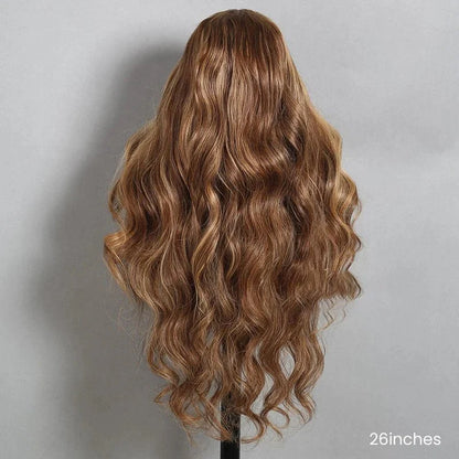 Charming Honey Blonde Body Wave Wig