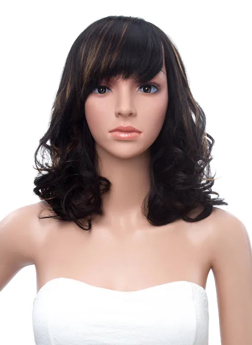 Medium Wave Capless Synthetic Wig 14 Inches