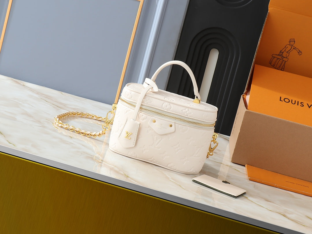 Louis Vuitton LV Vanity Cc Handbag Crossbody Bag 19x13x11cm