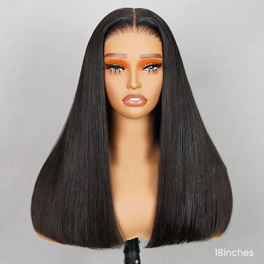 Easily Care Pre-cut Lace Straight Bob Haircut Wig