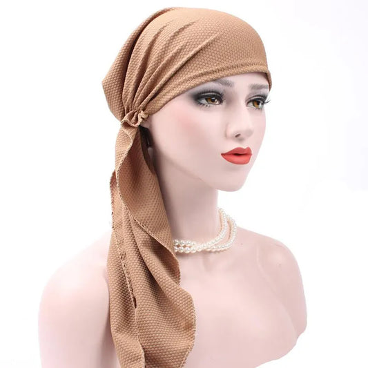 Pure Colour Plain Fashion Turban For Women