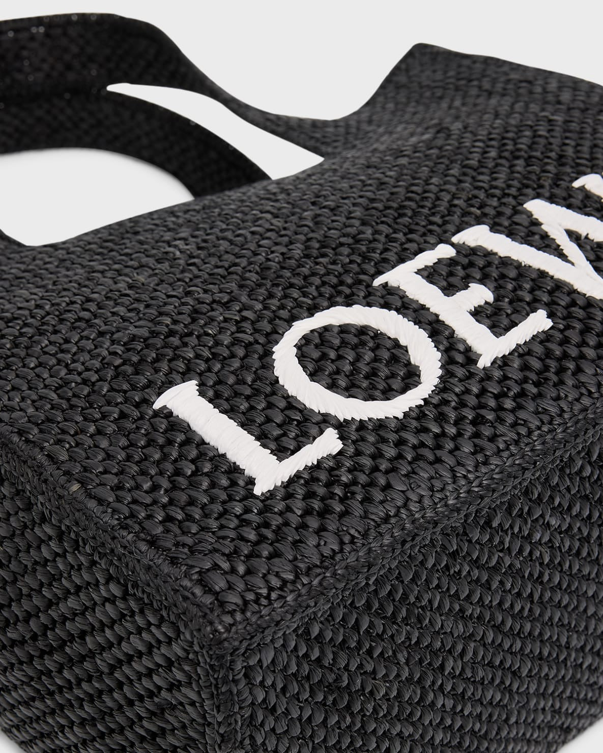 SAINT LAURENT Hobo YSL Shoulder Bag in Raffia